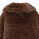 MQTIME  -  Autumn Winter New Women's Fox Fur Black Coat Fur Jacket Babes