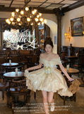 MQTIME  -  Handmade High Quality French Sweet Lolita Princess Mini Birthday Party Wedding Dresses Photography Clothing Coronation Dress