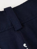 MQTIME  -  Embroidered Pants Sets For Women 2 Pieces 2024 New Summer Single-breasted Shirt Top Wide Leg Trousers Two Piece Suit Female