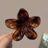 MQTIME  -  Fashion Princess Flower Hair Claw Korean Large Hair Clip Crab Clamp Vintage Women Ponytail Shark Clip Headdress Hair Accessories