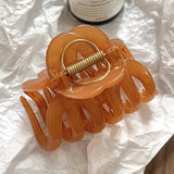 MQTIME  -  New Design Top Grade Pumpkin Hair Claw Clip For Women Sweet Hair Ornament Back Long Hair Hold Headband Hairpin Hair Accessories