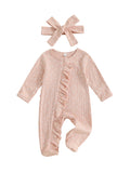 MQTIME  -  Toddler Girl 2-Piece Winter Set with Hooded Sweater and Matching Leggings - Adorable Floral Print Outfit for Your Little