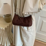 MQTIME  -  Niche Matte Texture Underarm Bag Retro Versatile Dumpling Bag Casual Shoulder Bag
