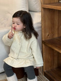  MQTIME  -  Winter New Girls Warm Coat Long Sleeve Solid Children Jacket Princess Cute Baby Girl Fleece Coat Fashion Kids Clothes