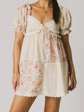 MQTIME  -  Elegant Lace Maternity Dress with Empire Waist and Flutter Sleeves for Special Occasions in Spring Summer