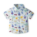 MQTIME  -  3Piece Set Summer Toddler Boy Clothing Korean Fashion Gentleman Tie Cotton Short Sleeve Tops+Shorts Kids Boutique Clothes BC1857