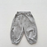  MQTIME  -  Autumn New Children Casual Pants Cotton Girls Sweat Pants Solid Boys Loose Trousers Kids Harem Pants Baby Clothes