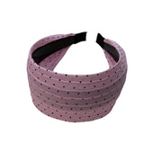 MQTIME  -  Korean Spring and Summer Fresh Wide-edged Polka Dot Headband Women's 2025 New Pressure Hairpin Fashion Headband Hair Accessories
