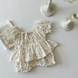 MQTIME  -  New Summer Toddler Baby Girls Clothes Suit Short Sleeve Cotton T-shirt+PP Shorts Children Clothes Suit