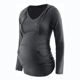 Mqtime Summer Postpartum Woman Breastfeeding Cotton T-shirt Lace Patchwork Fake Two-piece Nursing Tees Maternity Lactation Top and Tees