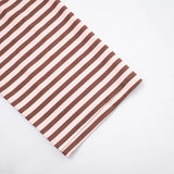 ﻿ MQTIME  -  Striped A-line Mini Casual Dress Women Fashion O Neck Long Sleeve Loose Streetwear Holiday Outfits 2025 Autumn Party Clubwear