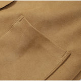 MQTIME  -  Casual Suede Brown Short Jacket Women Retro Solid Loose Single-breasted Full Sleeve Female Coat Chic High Street Lady Outerwears