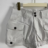  MQTIME  -  Korean Pumpkin Cargo Shorts Women's Retro Washed Low Waist Slim Casual Shorts