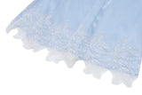  MQTIME  -  Sexy Sweet Summer Solid Lace Patchwork Slash Neck Sleeveless Dresses