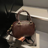 MQTIME  -  Retro Fashion Simple Japanese Style Large Capacity PU Storage Bag Crossbody Bags Shoulder Bag Tote Bags Women's Bag