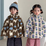 MQTIME  -  Jacket Autumn and Winter New Children's Clothing Korean Style Boys and Girls Cute Warm Lamb Wool Thickened Coat