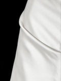 MQTIME  -  White Evening Dress Sleeveless Slim Fishtail Satin Strapless Sweetheart Neckline Celebrity Bridal Banquet Gown
