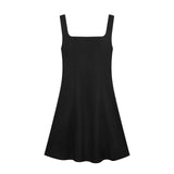  MQTIME  -  Women Short Dress 2026 Spring Summer New Sleeveless Mini Dress Backless Simple Elegant Woman Casual Party Dresses