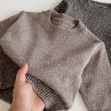 MQTIME  -  Autumn New Girls Long Sleeve Casual Sweater Cotton Baby Cotton Knit Pullover Children Colored Dots Sweater Kids Clothes