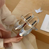 MQTIME  -  New Retro Women's Mary Jane Shoes Fashion Round Head Casual Shoes for Woman Sweet Lolita Flat Shoe Designer Shoes Zapatos Mujer