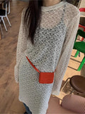 MQTIME  -  Korean See-through Lace Dress Women 2025 Summer Spring Fashion Long Sleeve Dresses Female Streetwear Chic Party Evening Dress