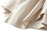 MQTIME  -  Elegant Pleated Long Skirts For Women Casual High Waist Asymmetrical Flared Skirts Solid Color Spring Summer Female Slim Skirts