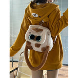 MQTIME  -  Kawaii Zip Up Hoodies Women Oversized Japanese Girl Preppy Style Cute Bear Sweatshirts Sweet Lolita Embroidered Tops