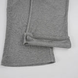 MQTIME  -  American Low Waist Button Design Solid Slim Casual All Match Temperament Capris
