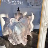 MQTIME  -  Handmade High Quality French Sweet Lolita Princess Puffy Cake Dress Mini Birthday Party Wedding Dresses Photography Clothing