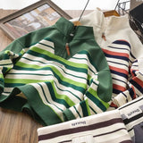MQTIME  -  Boys Autumn Striped Sweatshirt Children Wrm Pullover Kids casual Loose Tops Teenage Fashion Warm Jumper 4-14 Years Old
