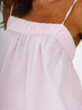 MQTIME  -  Y2K Striped Pajama Set Women 2 Piece Camisole Babydoll Tops and Striped Boxer Shorts Matching Pj Set Lounge Sets