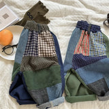 MQTIME  -  New Autumn Baby Boys Loose Patchwork Trousers Korean Style Toddlers Kids Casual Chic Haren Pants