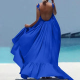 MQTIME  -  Women's Sexy Dress, Beach Dress, Casual and Fashionable Sleeveless Summer Ready To Wear