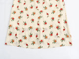 MQTIME  -  Boho Style Maxi Skirts High Waist Floral Printed Hippie Skirt Bottoms Rose Chic Drawstring Loose Fit Skirt Vacation Robes