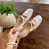 MQTIME  -  2024 Autumn Women Low Heel Mary Jane Shoes Loafers Fashion Jacquard Ladies Elegant Shoes Chinese Retro Dress Female Ballerinas
