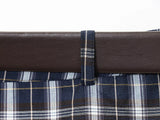  MQTIME  -  With Belt Long Skirts For Women Fashion New Vintage Plaid Midi Skirt High Street Casual Pleated Chic Midi Skirts Mujer ﻿