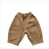 MQTIME  -  Autumn New Children Cargo Pants Solid Boys Vintage Casual Pants Girls Harem Pants Cotton Baby Pocket Trousers Kids Clothes