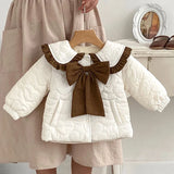 MQTIME  -  Winter Infant Baby Girls Thicken Warm Jacket Coat Newborn Baby Girls Plush Cardigan Coat Children Thicken Warm Clothes