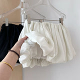  MQTIME  -  Streetwear Fairy Summer Mini Pleated Skirts Women High Waist A-line Sweet Solid Harajuku Jupe Y2k Aesthetic Grunge Skirt