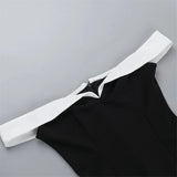 MQTIME  -  Fashion Women's Backless Sleeveless Mini Dress New Sexy Bandeau Party Evening Gown Slim Strapless A-Line High Waist Dress Female
