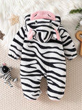 MQTIME  -  Adorable Toddler Hooded  Stylish Halloween Tiger Outfit Cozy Long Sleeve Playsuit Costume for Babies
