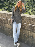 MQTIME  -  Spring New Plaid Long Sleeve Scarf Shirts Women Casual Turn-down Collar Single Breasted Blouse Shirts Female Chic Tops New