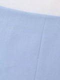 MQTIME  - NEW Summer Women Solid Color Button Zipper Pockets Decoration Vintage Streewear Sweet Skirts