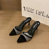MQTIME  -  Summer Vintage Women Leopard Pumps Shoes Fashion Pointed Toe Slip on Shoes Concise Office Lady Shoes