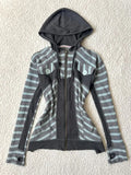 MQTIME  -  Winter Coat Y2k Stripes Vintage Punk Goth 90s Aesthetic Harajuku Streetwear Jackets Fashion Hoodie Grunge Casual Top Casual Emo