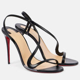MQTIME  -  New Spring Multi Color Serpentine Straw Versatile High Heels for Women, Thin Heels,Sexy Outerwear Fashion Sandals for Women