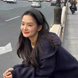 MQTIME  -  New Solid Widen Knitting Hairband For Women Sweet Outside Hair Ornament Headband Fashion Hair Hoops Hair Band Hair Accessories