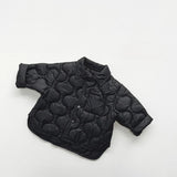 MQTIME  -  Winter Kids Parkas 1-6Y Simple Style Cotton-padded Boys Lapel Jacket Girls Baby Thin Warm Coat Children's Clothes