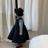  MQTIME  -  Baby Girls Cotton Dress Children's Autumn Winter Thicken Gown Princess Warm Fashion Vestidos Kids Fashion Clothing 2-8 Years