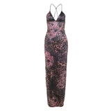 MQTIME  -  Bodycon Dresses Ladies Woman Streamers Flowing Hanging Dangling Moving Dynamic Changing Shifting Transforming Converting Style